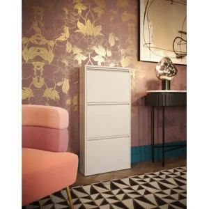Fashion KARE Design Shoe Container Caruso 3 Cream (MO)