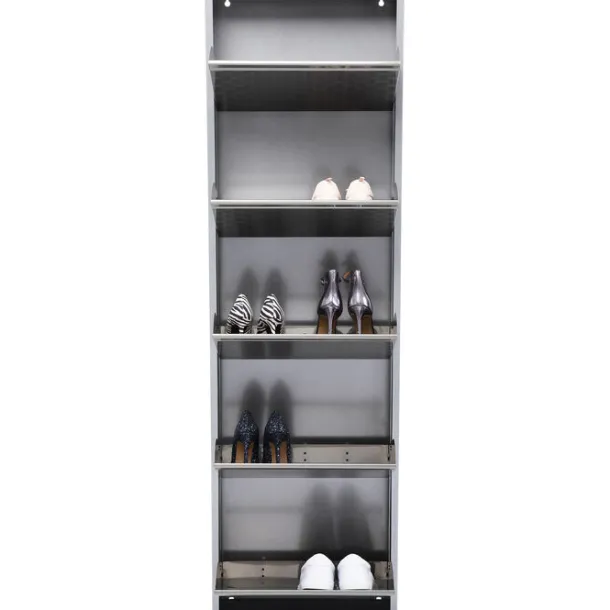 shoe_container_caruso__si_3-1.webp Outlet KARE Design Shoe Container Caruso 5 Silver brushed