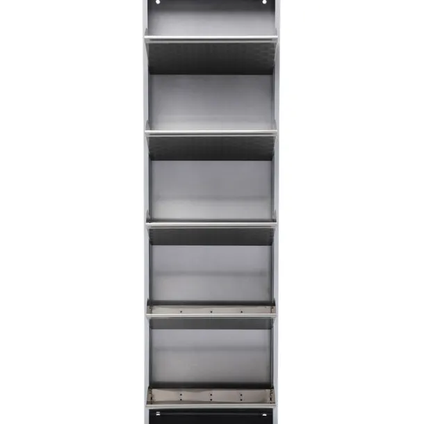 shoe_container_caruso__si_4-1.webp Outlet KARE Design Shoe Container Caruso 5 Silver brushed