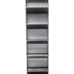 Best KARE Design Shoe Container Caruso 5 Silver brushed (MO)
