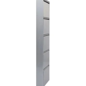 Outlet KARE Design Shoe Container Caruso 5 Silver brushed