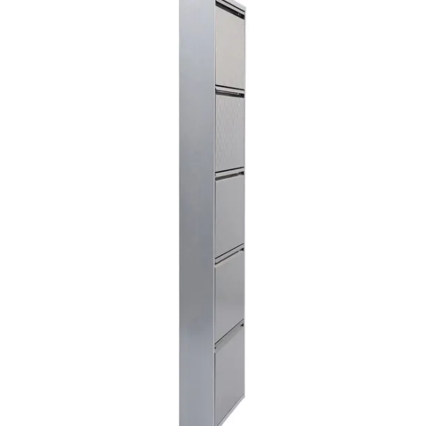 shoe_container_caruso__si_7-1.webp Outlet KARE Design Shoe Container Caruso 5 Silver brushed