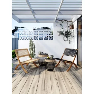 Best KARE Design Side Table African Drums (2/Set)