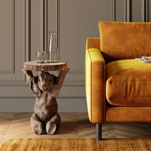 Fashion KARE Design Side Table Animal Elephant Ø35cm