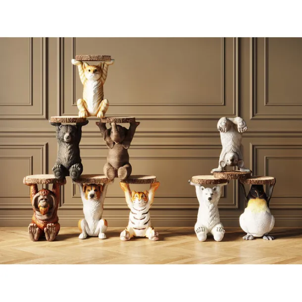 side_table_animal_elephan_4.webp Fashion KARE Design Side Table Animal Elephant Ø35cm