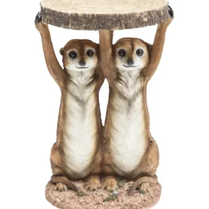 Sale KARE Design Side Table Animal Meerkat Sisters Ø33cm