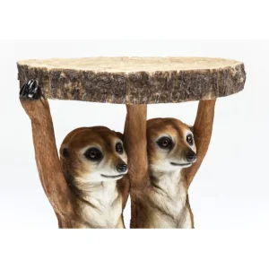 Sale KARE Design Side Table Animal Meerkat Sisters Ø33cm