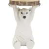 Outlet KARE Design Side Table Animal Polar Bear Ø37cm