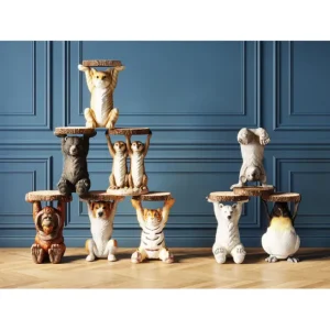 Hot KARE Design Side Table Animal Tiger Ø35cm