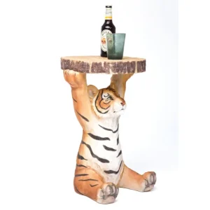 Hot KARE Design Side Table Animal Tiger Ø35cm