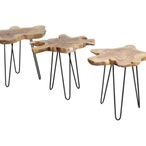 Sale KARE Design Side Table Aspen Nature 50x50cm
