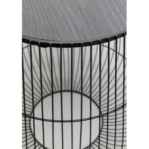 Best KARE Design Side Table Beam Black Ø40cm