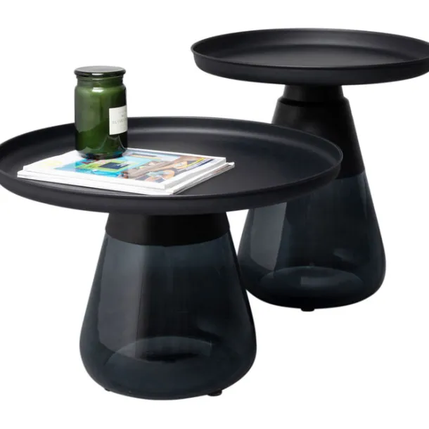 side_table_bottiglia_smok_5.webp Best KARE Design Side Table Bottiglia Smoke Ø 60cm