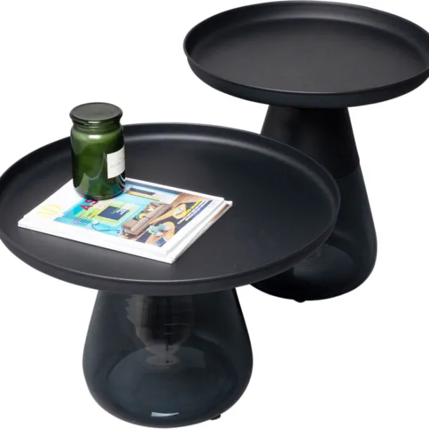 side_table_bottiglia_smok_6-1.webp Online KARE Design Side Table Bottiglia Smoke Ø50cm
