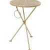 Discount KARE Design Side Table Clack Mosaic Brown Ø35cm