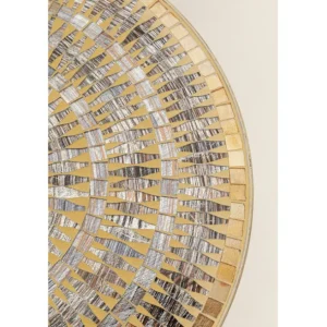 Discount KARE Design Side Table Clack Mosaic Brown Ø35cm