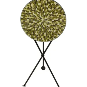 Hot KARE Design Side Table Clack Mosaic Olive Ø35cm