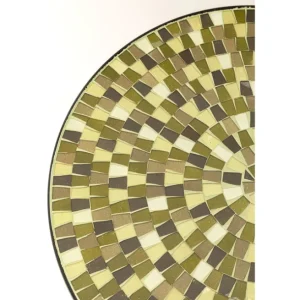Hot KARE Design Side Table Clack Mosaic Olive Ø35cm