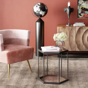Sale KARE Design Side Table Comb Black 55cm
