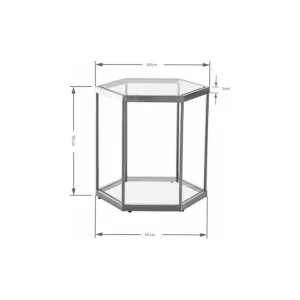 Sale KARE Design Side Table Comb Black 55cm