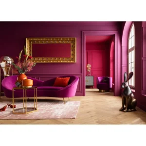 Best KARE Design Side Table Comb Gold 55