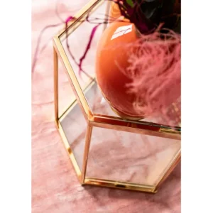 Best KARE Design Side Table Comb Gold 55