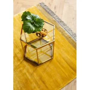 Best KARE Design Side Table Comb Gold 55