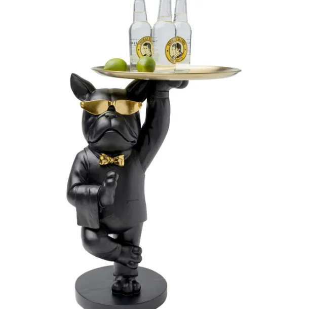 side_table_cool_bulldog_t_2.webp Sale KARE Design Side Table Cool Bulldog Tray Black 34x55cm