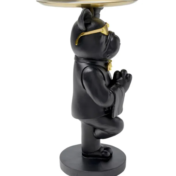 side_table_cool_bulldog_t_3.webp Sale KARE Design Side Table Cool Bulldog Tray Black 34x55cm