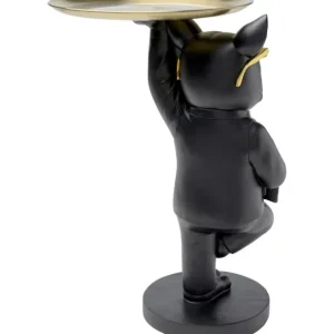 Sale KARE Design Side Table Cool Bulldog Tray Black 34x55cm