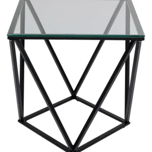 New KARE Design Side Table Cristallo Black 50x50cm