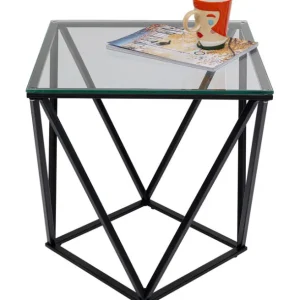 New KARE Design Side Table Cristallo Black 50x50cm