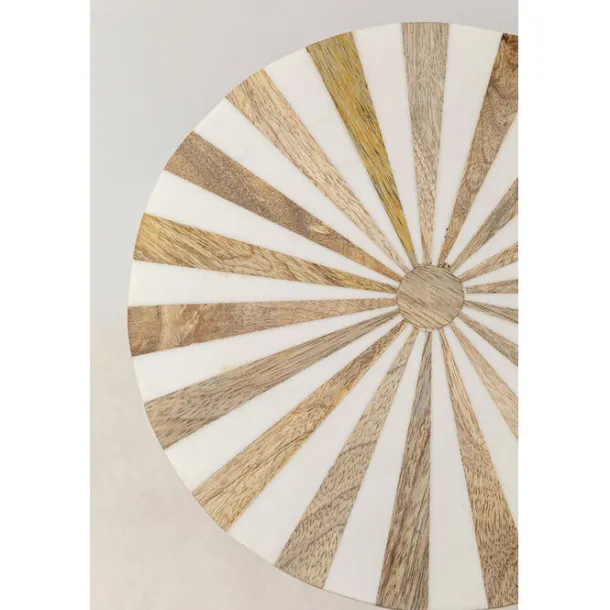 side_table_domero_cirque__4.webp Outlet KARE Design Side Table Domero Cirque Gold White Ø25cm
