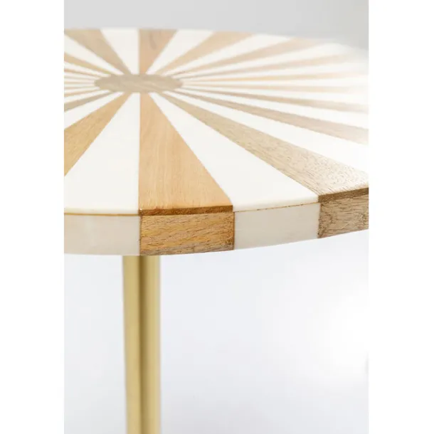 side_table_domero_cirque__5-1.webp Fashion KARE Design Side Table Domero Cirque Gold White Ø40cm
