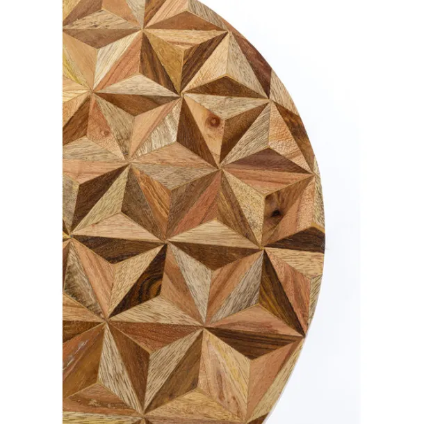 side_table_domero_geo_bro_3-1.webp Fashion KARE Design Side Table Domero Geo Brown Ø40cm