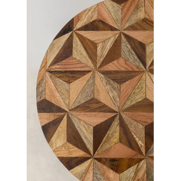 side_table_domero_geo_bro_4.webp Hot KARE Design Side Table Domero Geo Brown Ø25cm