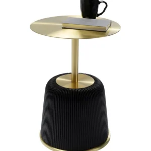 Discount KARE Design Side Table Endless Vegas Black Ø40cm