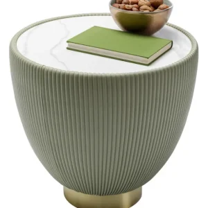 Sale KARE Design Side Table Endless Vegas Green Ø47cm