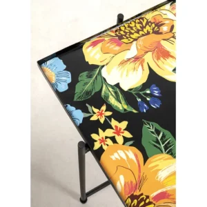 Outlet KARE Design Side Table Flowers Garden Square (2/Set)