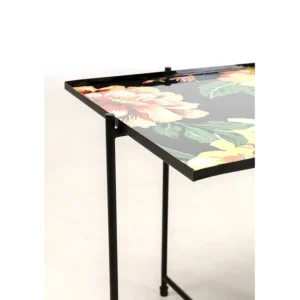 Outlet KARE Design Side Table Flowers Garden Square (2/Set)