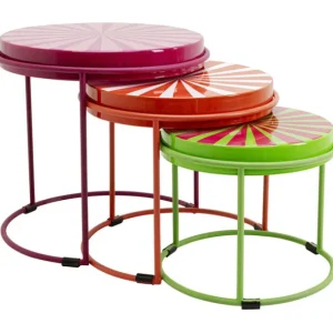 Clearance KARE Design Side Table Good Vibes (3/Set)