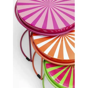 Clearance KARE Design Side Table Good Vibes (3/Set)