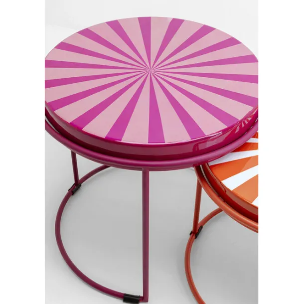 side_table_good_vibes_set_5.webp Clearance KARE Design Side Table Good Vibes (3/Set)