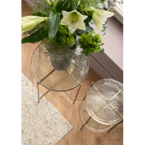 Outlet KARE Design Side Table Ice Double Ø30cm