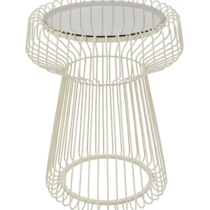 Best KARE Design Side Table Lisboa Greige Ø38cm