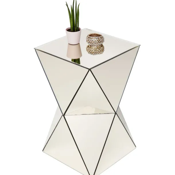 side_table_luxury_triangl_0-1.webp Best KARE Design Side Table Luxury Triangle Pearl 32x32cm