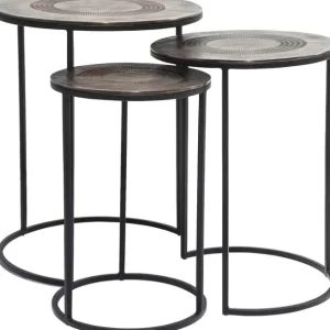 Hot KARE Design Side Table Marrakesh Ø48cm (3/Set)