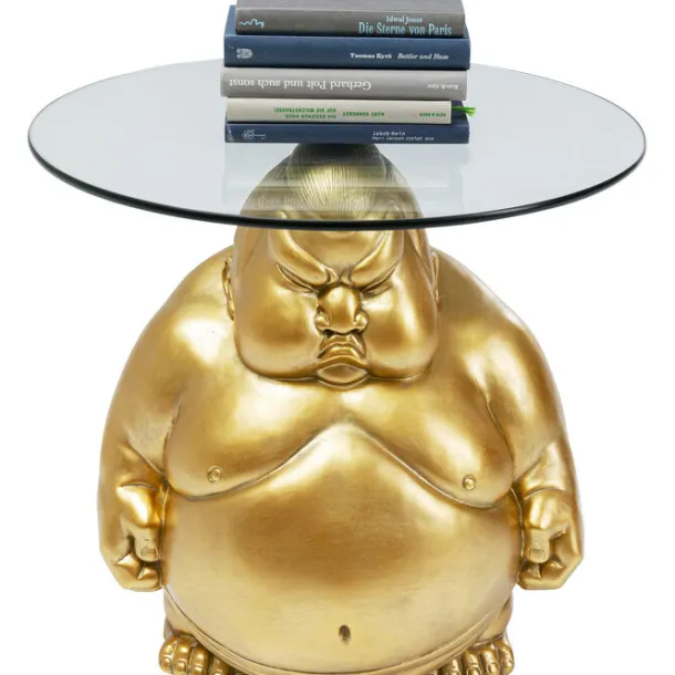 side_table_monk_gold_cm_3.webp Discount KARE Design Side Table Monk Gold Ø54cm