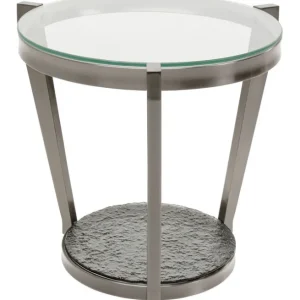 Discount KARE Design Side Table Monocolo Graphite Ø50cm