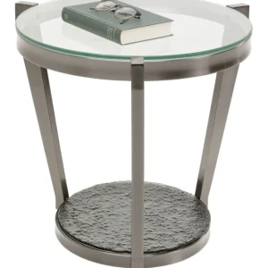 Discount KARE Design Side Table Monocolo Graphite Ø50cm